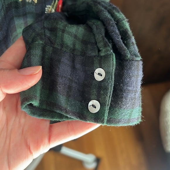 Zara Emroidered Plaid Button Down - Picture 5 of 6